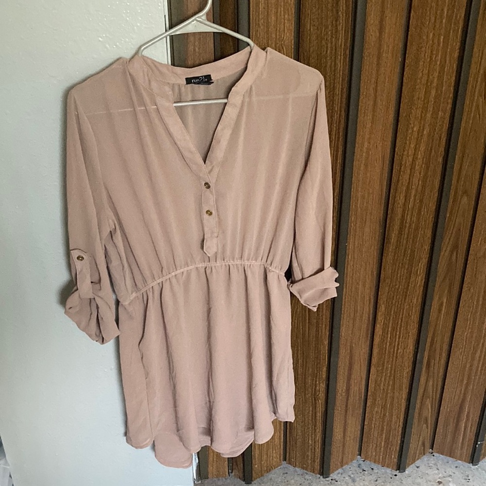 Casual Champagne Dress
